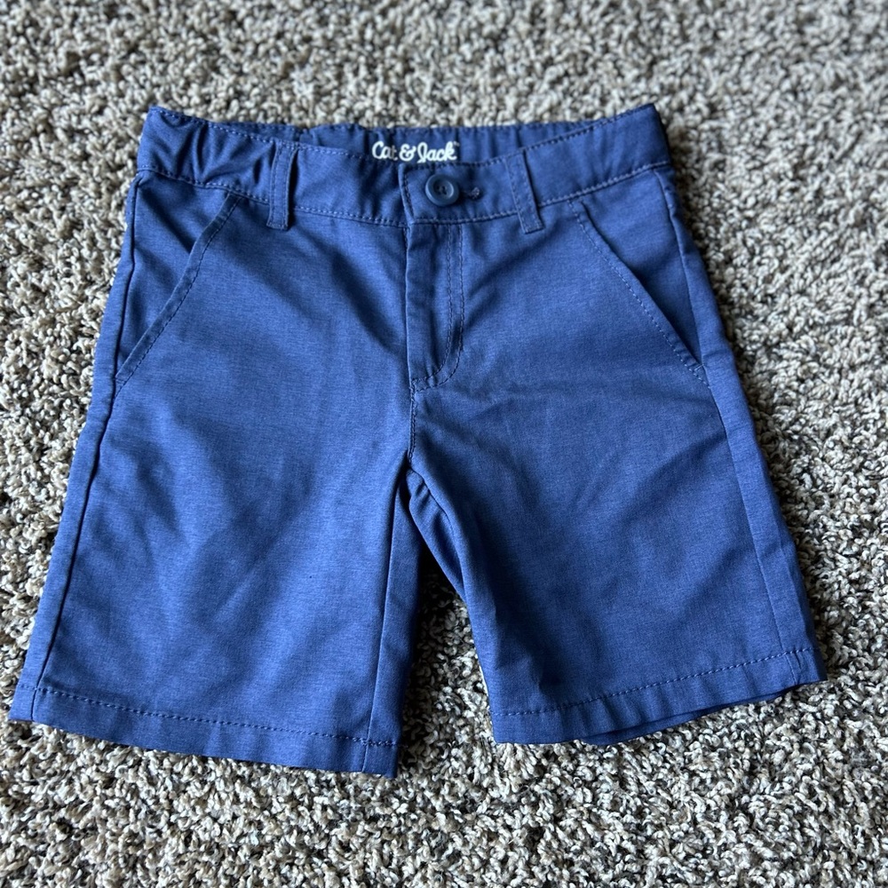 Cat & Jack Navy Flat Front Men's Shorts